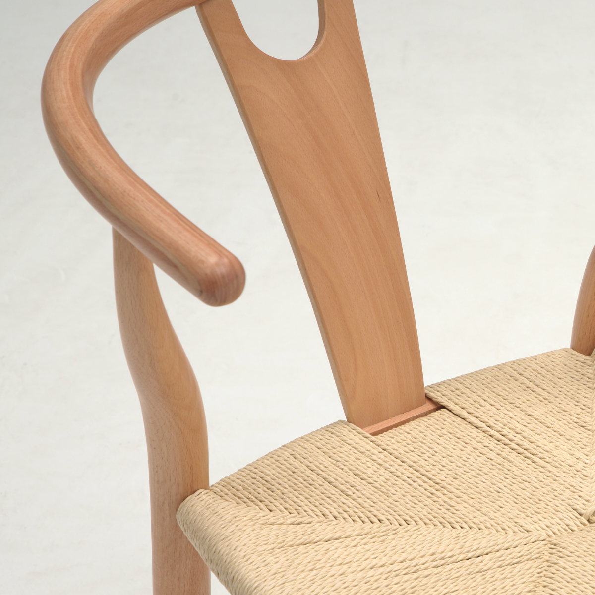 ダイニングチェア 座面高45cm ペーパーコード （ 開梱設置 無垢材 天然
