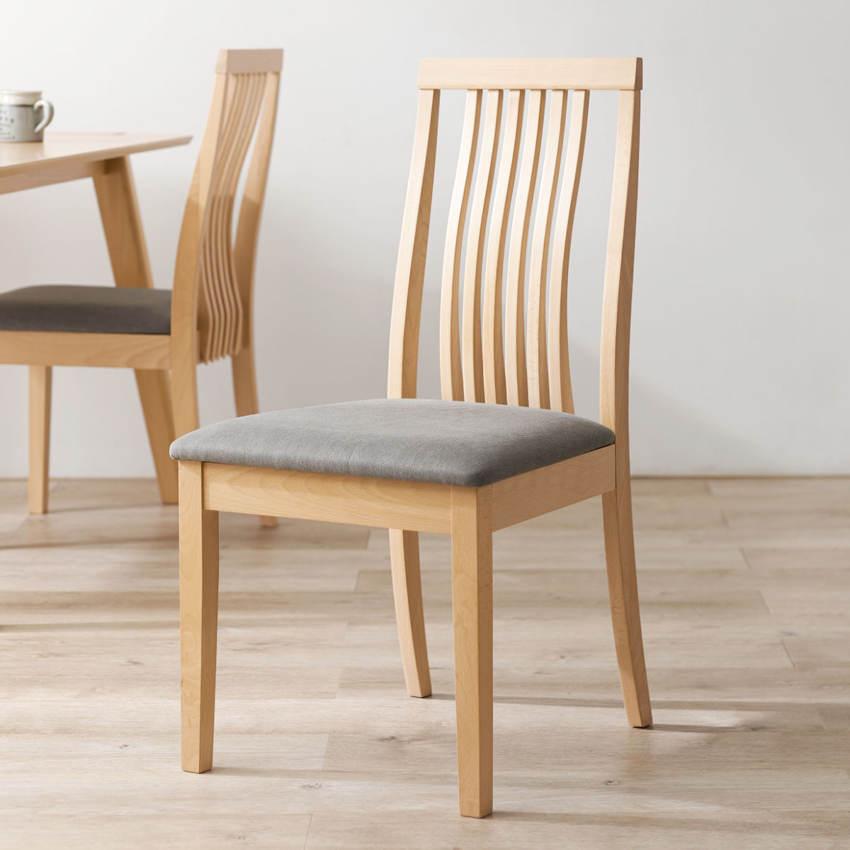 HAGiHARA（萩原） ダイニングチェア 同色2脚セット 座面高43cm