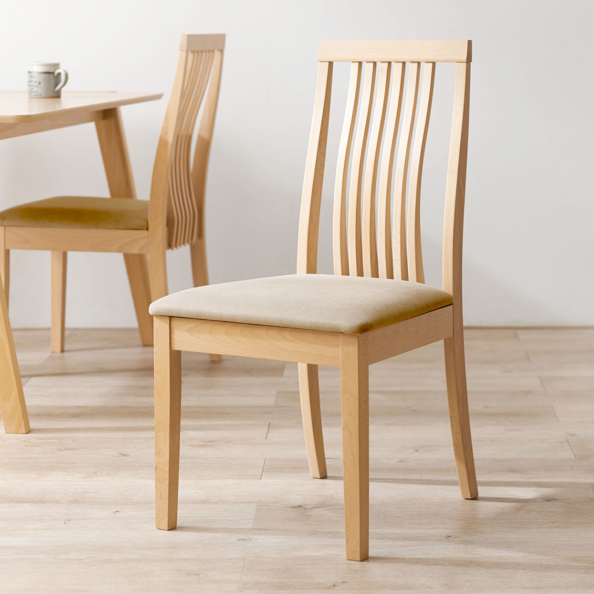 HAGiHARA（萩原） ダイニングチェア 同色2脚セット 座面高43cm