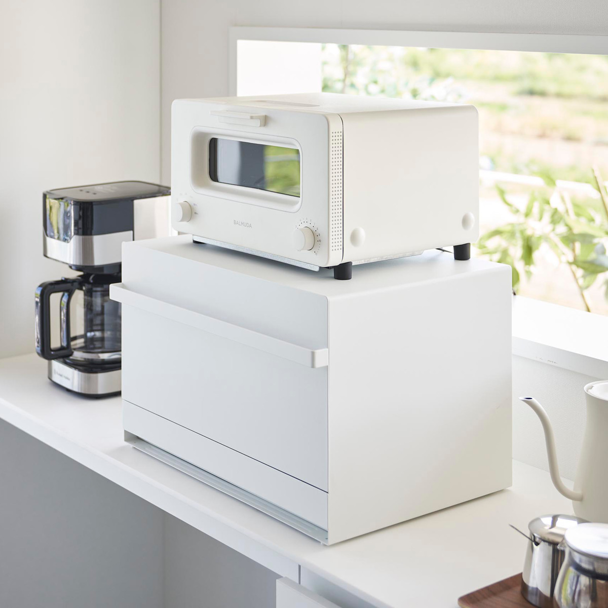 tower 山崎実業 ブレッドケース タワー 引き出し型2段