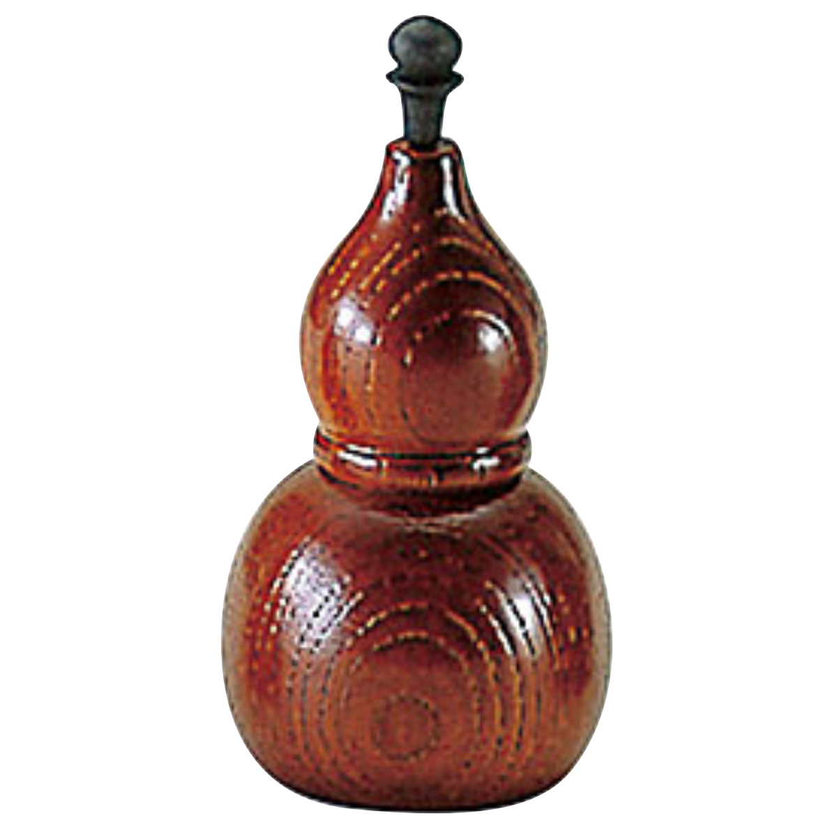 七味入れ 大 木製 ひょうたん型七味入 （ 七味 一味 山椒 容器