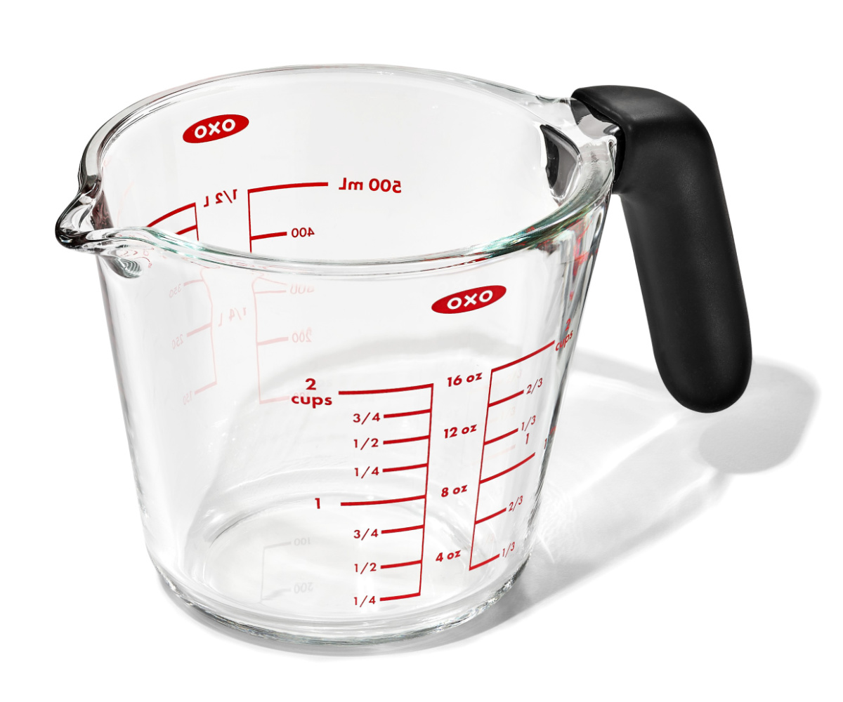 OXO（オクソー） 計量カップ 500ml ガラスメジャーカップ 中 GG