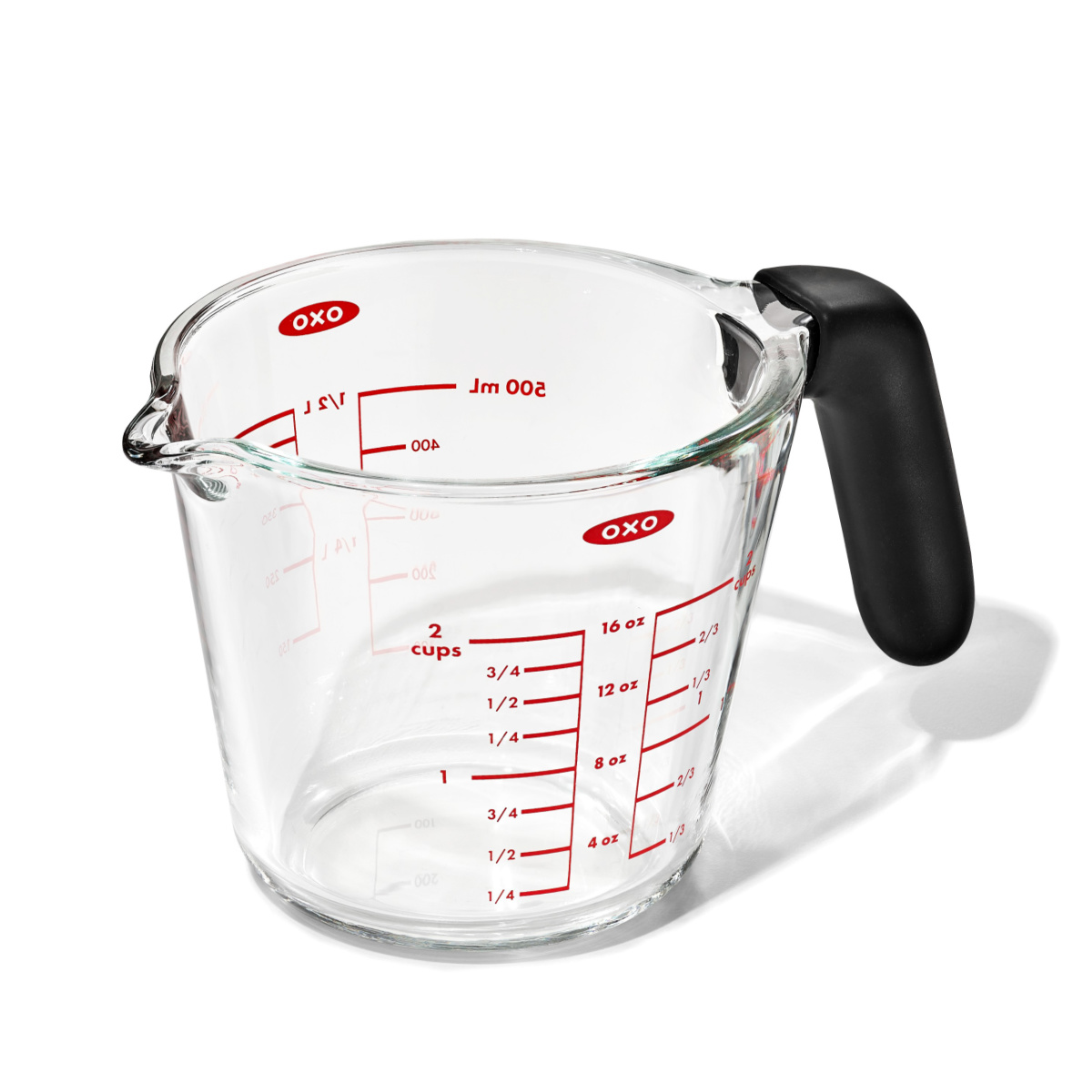 耐熱ガラス メジャーカップ 金属ハンドル OXO（オクソー） 計量カップ 250ml ガラスメジャーカップ 小 GG