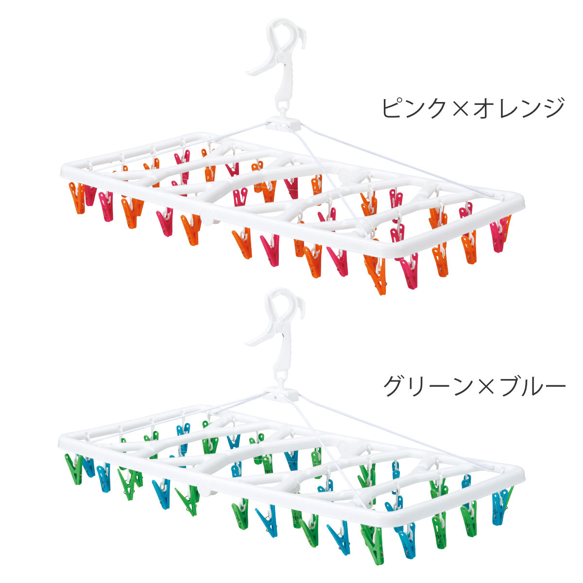 CB JAPAN 洗濯ハンガー Kogure ランドリーハンガー ピンチ40個付