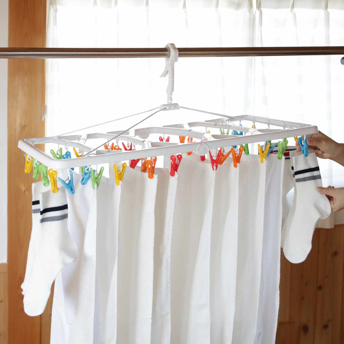 CB JAPAN（シービージャパン） 洗濯ハンガー 角ハンガー 折りたたみ