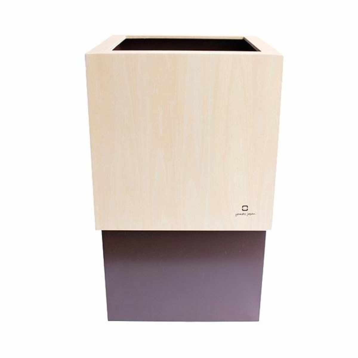 ヤマト工芸 ゴミ箱 木製 4L W CUBE （ ダストボックス ごみ箱 4
