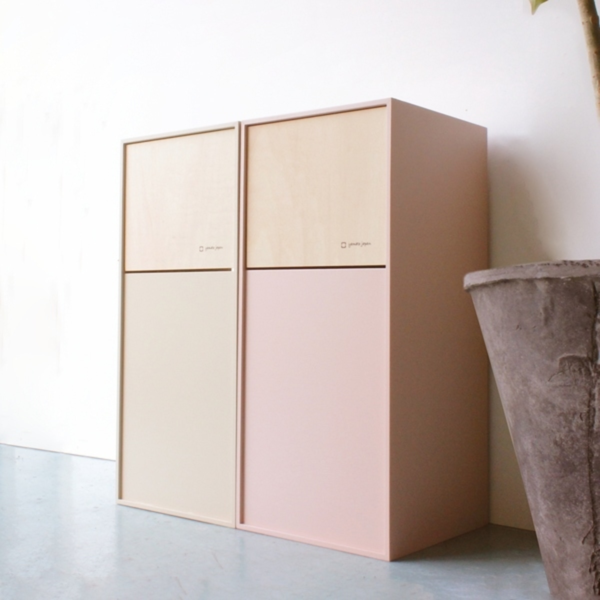 ヤマト工芸 ゴミ箱 8L yamato DOORS mini 木製 （ 8リットル 8l ごみ箱