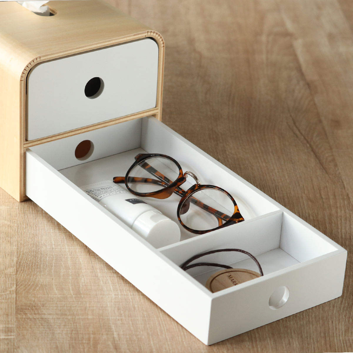 ヤマト工芸 ティッシュケース 木製 yamato STOCK tissue マスク・小物