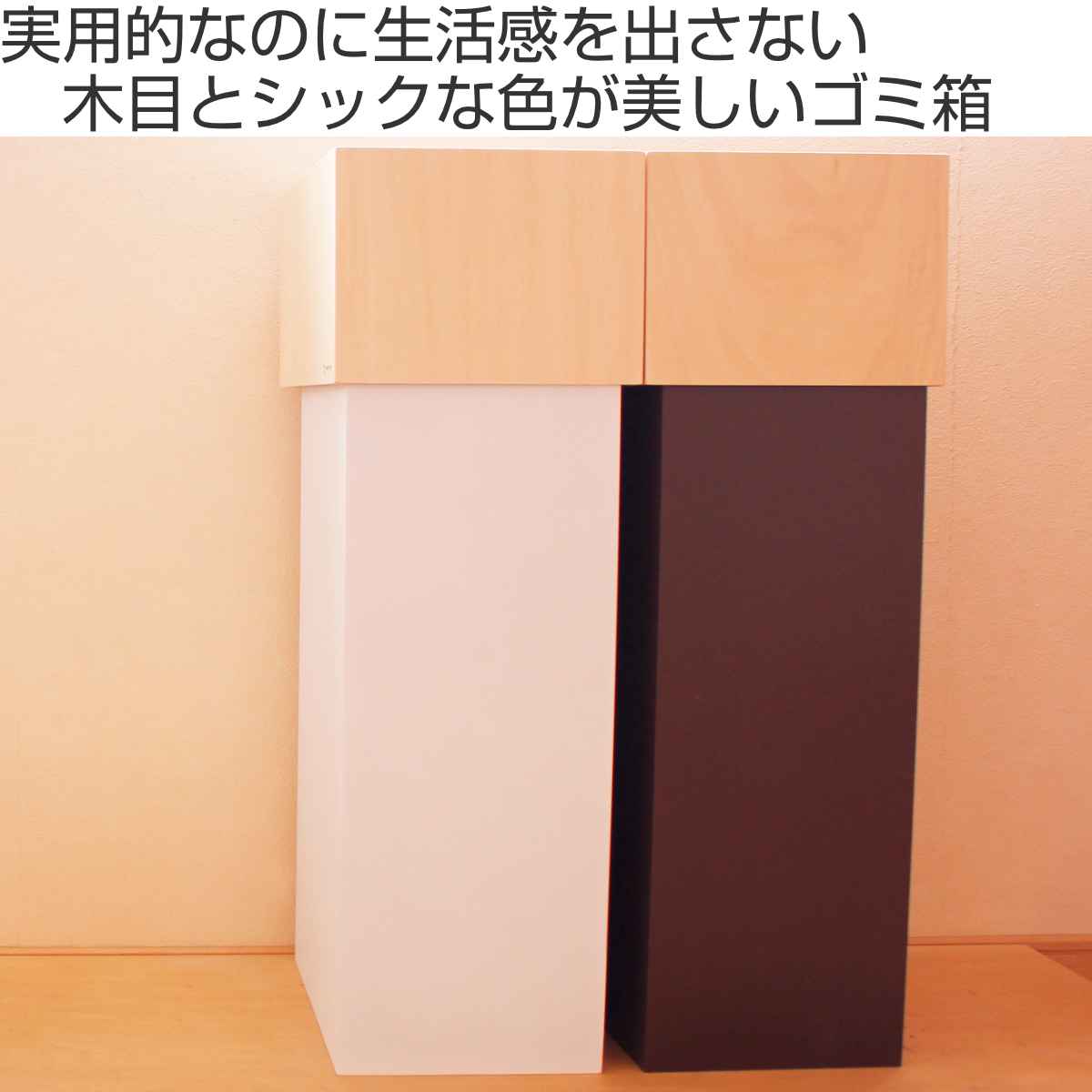 ヤマト工芸 ゴミ箱 30L W CUBE （ ごみ箱 30リットル おしゃれ ダブル
