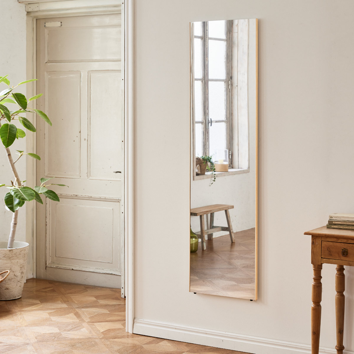 割れない鏡 リフェクスミラー スタンダード ロング 細枠 姿見 40×150cm