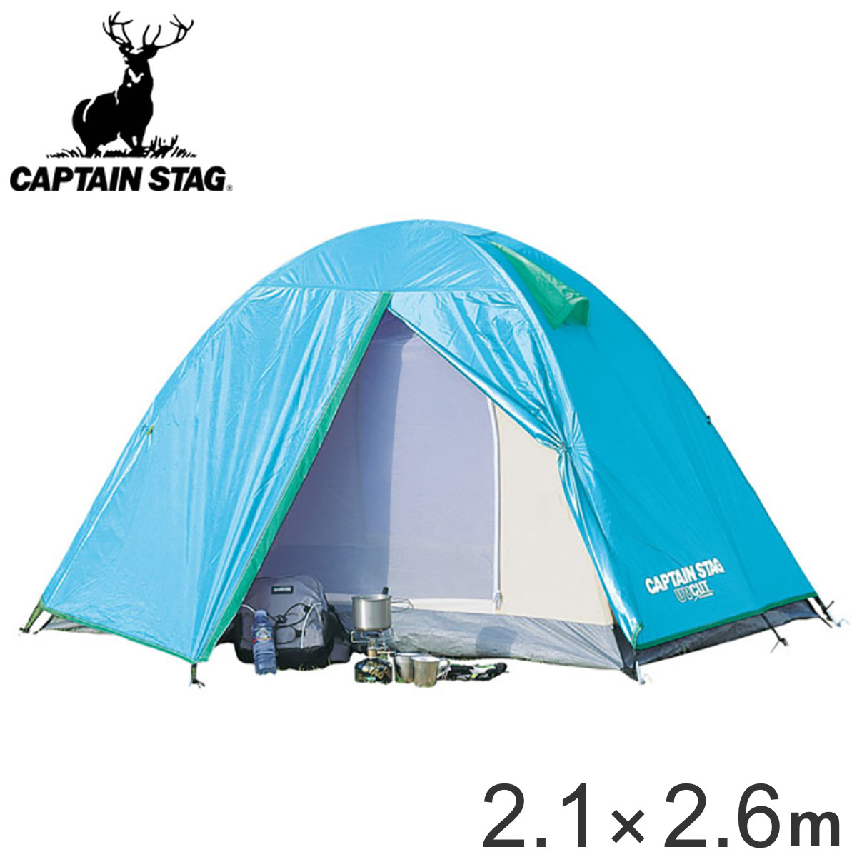 新品CAPTAIN STAGキャプテンスタッグ　リベロツーリングテントUV2人用 CAPTAIN STAG（キャプテンスタッグ） ツーリングテント リベロ 2人用