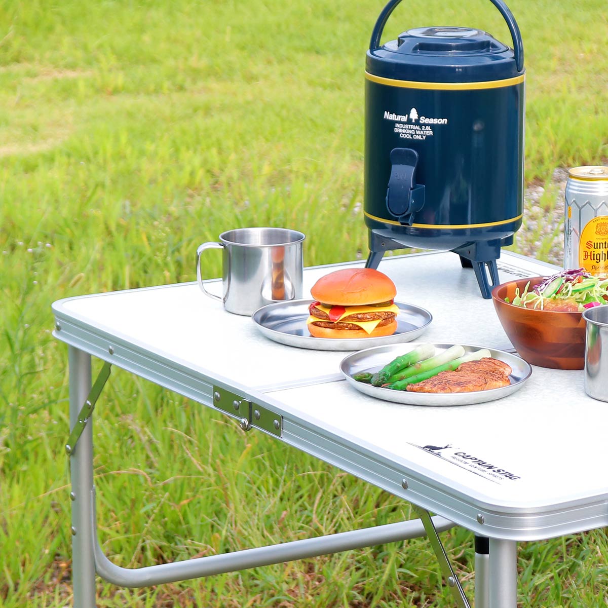 CAPTAIN STAG（キャプテンスタッグ） アウトドアテーブル 折りたたみ