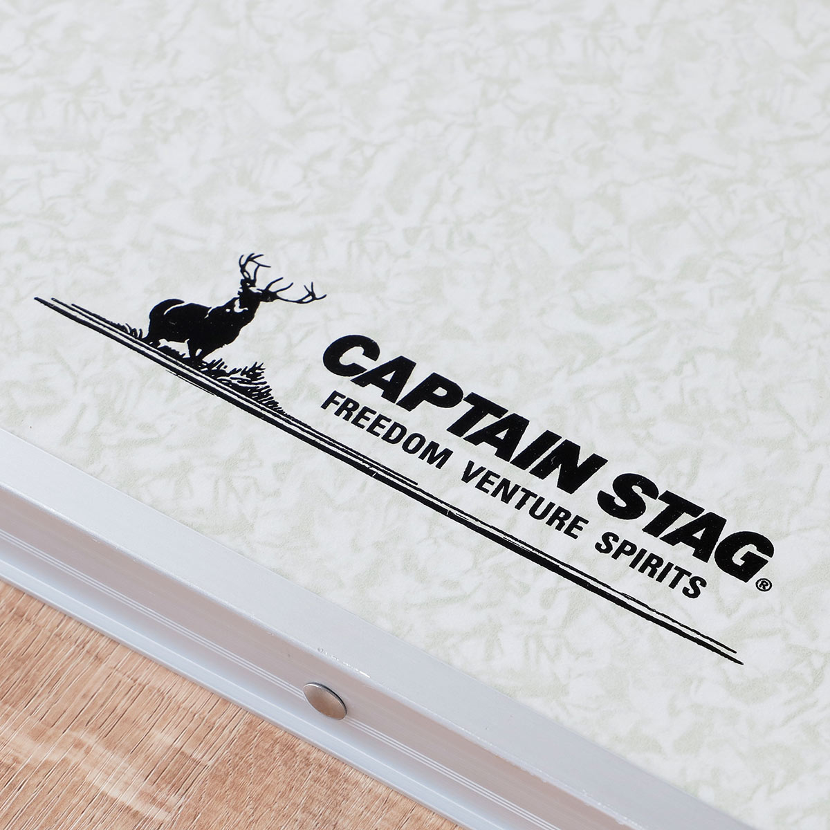 CAPTAIN STAG アウトドアテーブル 折りたたみ 60×45cm アルミ