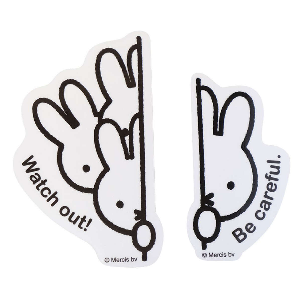 nicott（ニコット） カーサイン マグネット ミッフィー 2枚組 安全運転