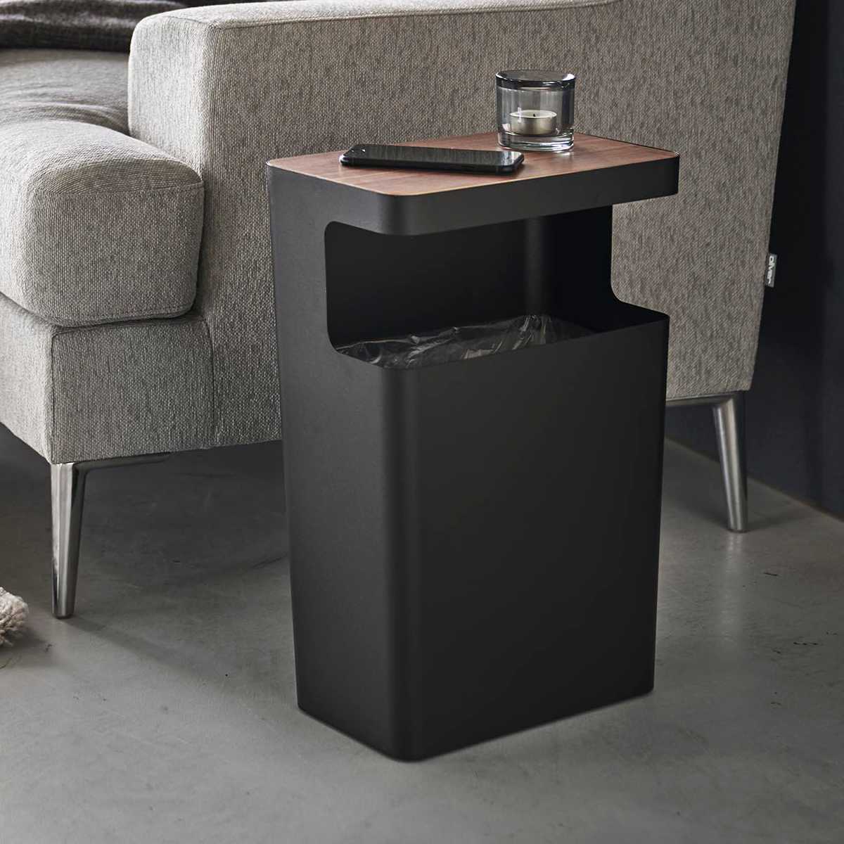 RIN（山崎実業） 山崎実業 RIN 天板付きトラッシュカン リン 角型