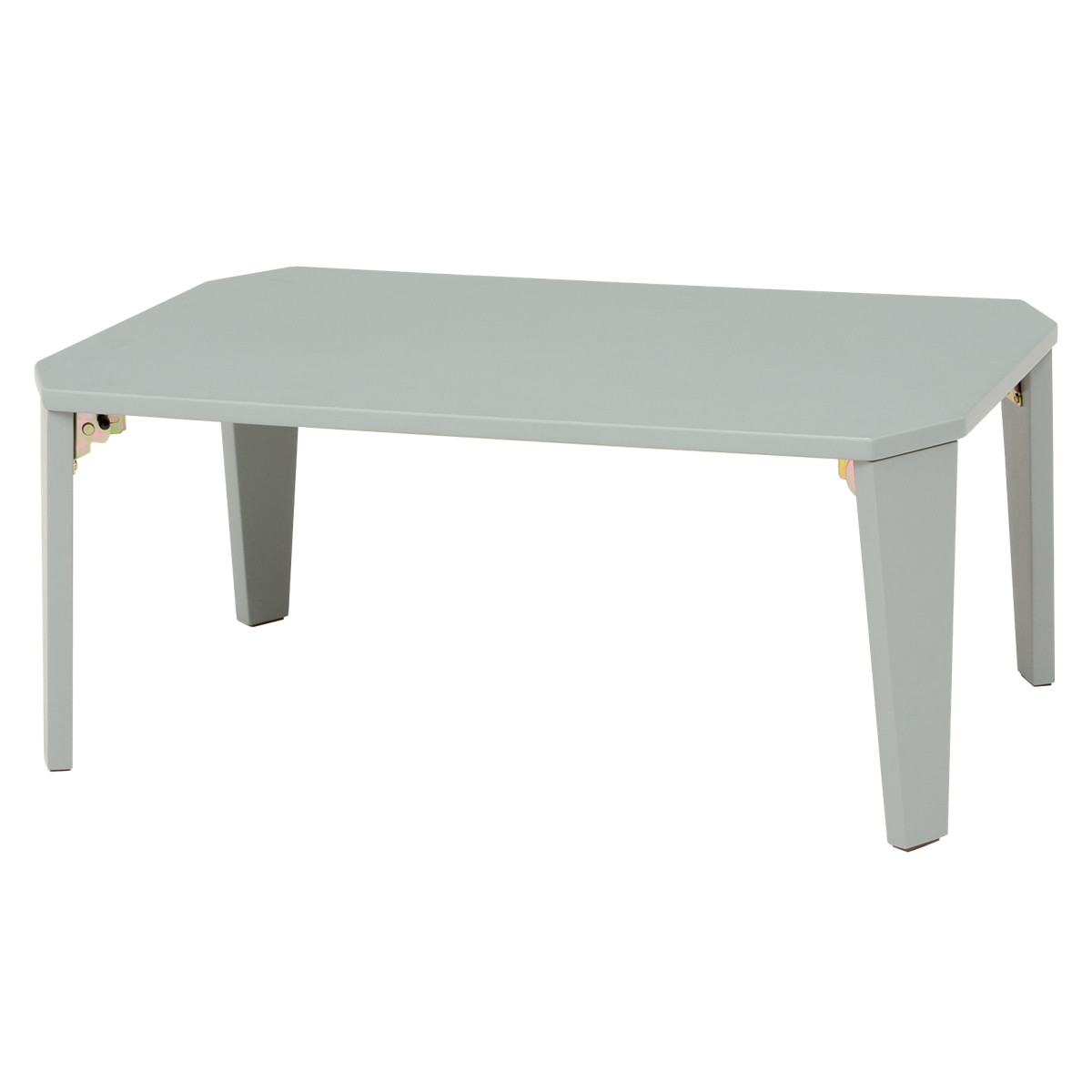 ローテーブル 折りたたみ 幅75×奥行50×高さ32cm くすみカラー