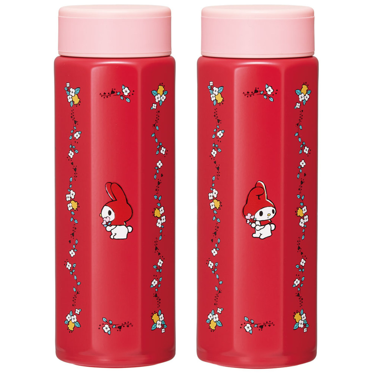 スケーター 水筒 500ml 八角ステンレスボトル MMフラワーレトロ