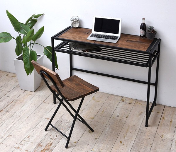 折りたたみチェア 椅子 GRANT 天然木 スチールフレーム 座面高45.5cm