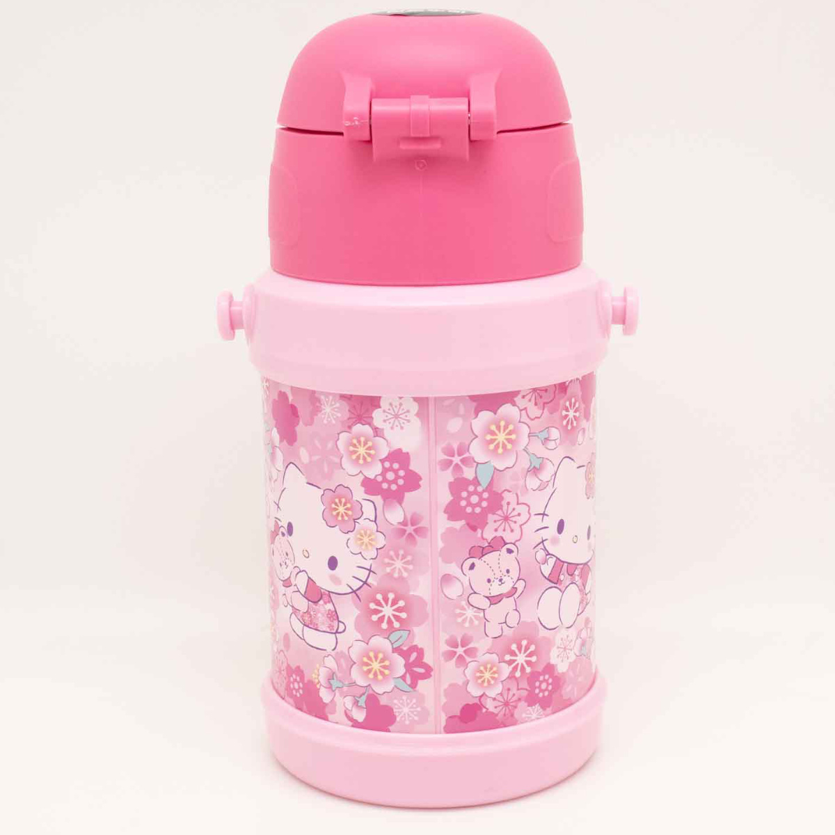 OSK（オーエスケー） 水筒 450ml ストロー付ステンレスボトル ハロー