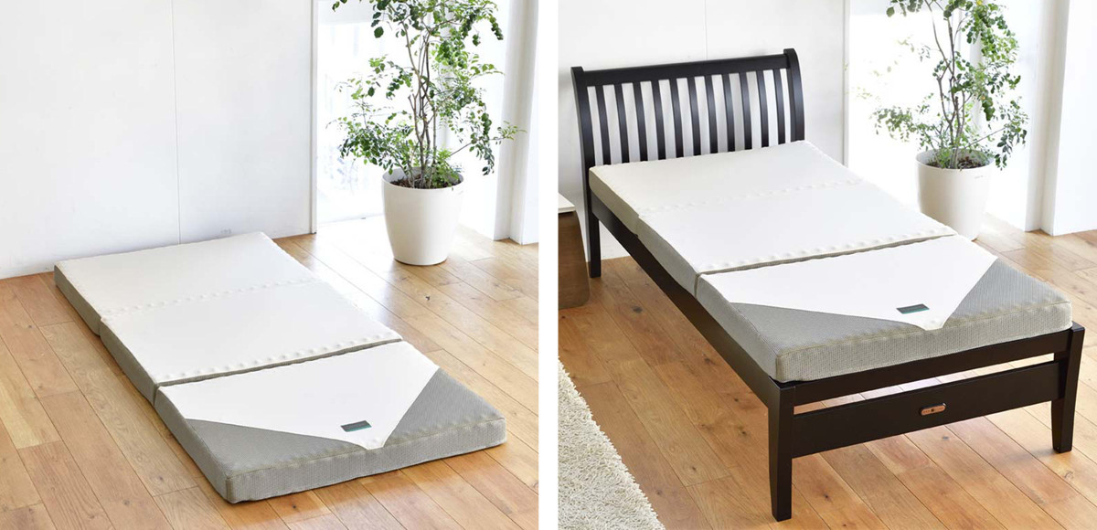 西川（nishikawa） 三つ折り マットレス SUYARA シングル 体圧分散