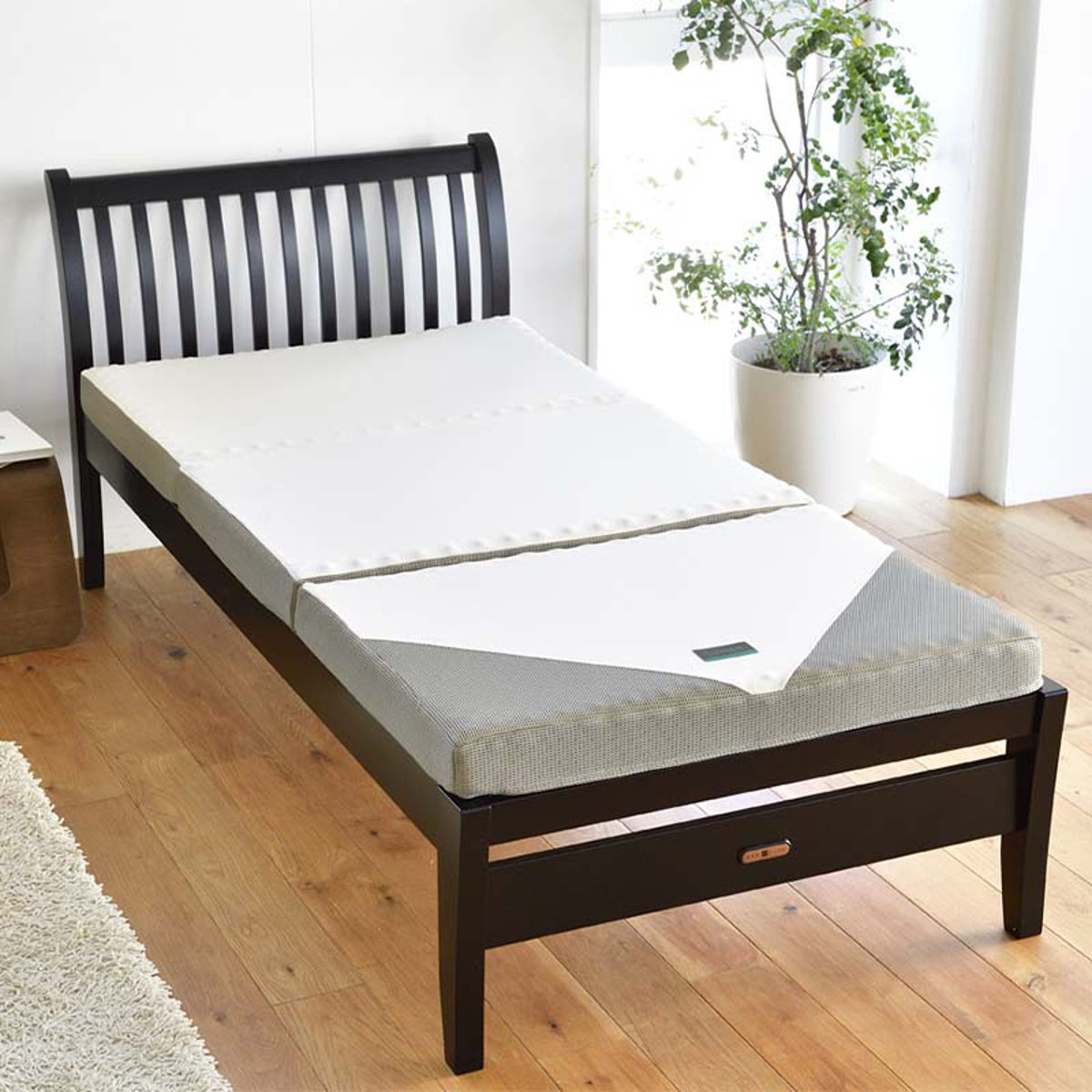 西川（nishikawa） 三つ折り マットレス SUYARA シングル 体圧分散