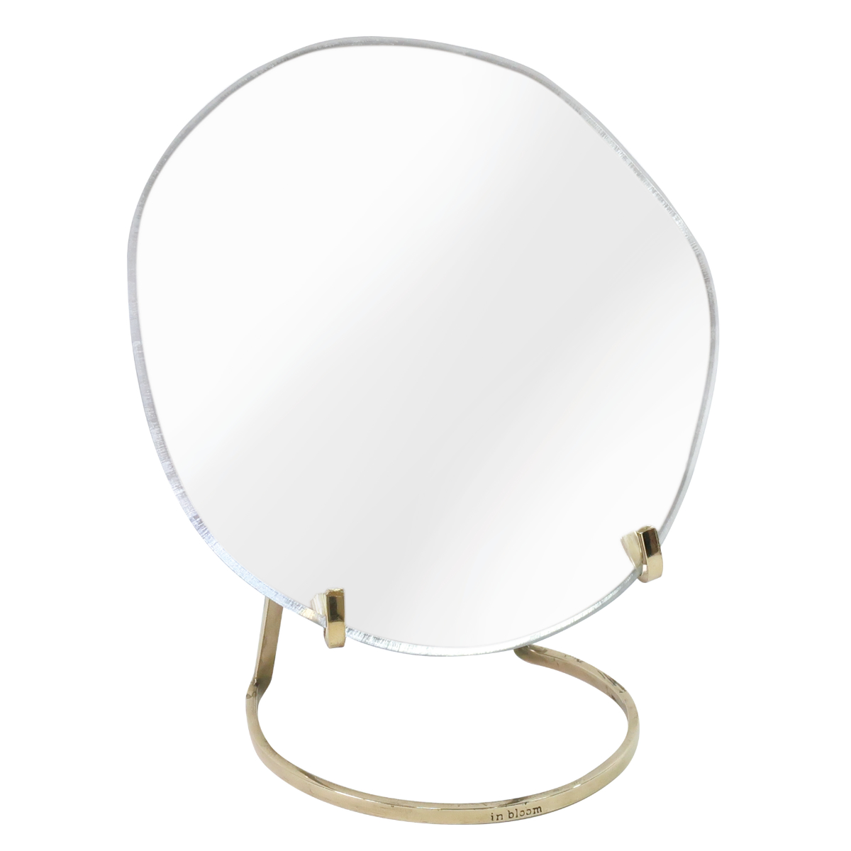 スタンドミラー Sサイズ ブラススタンドミラー インブルーム （ 割れ