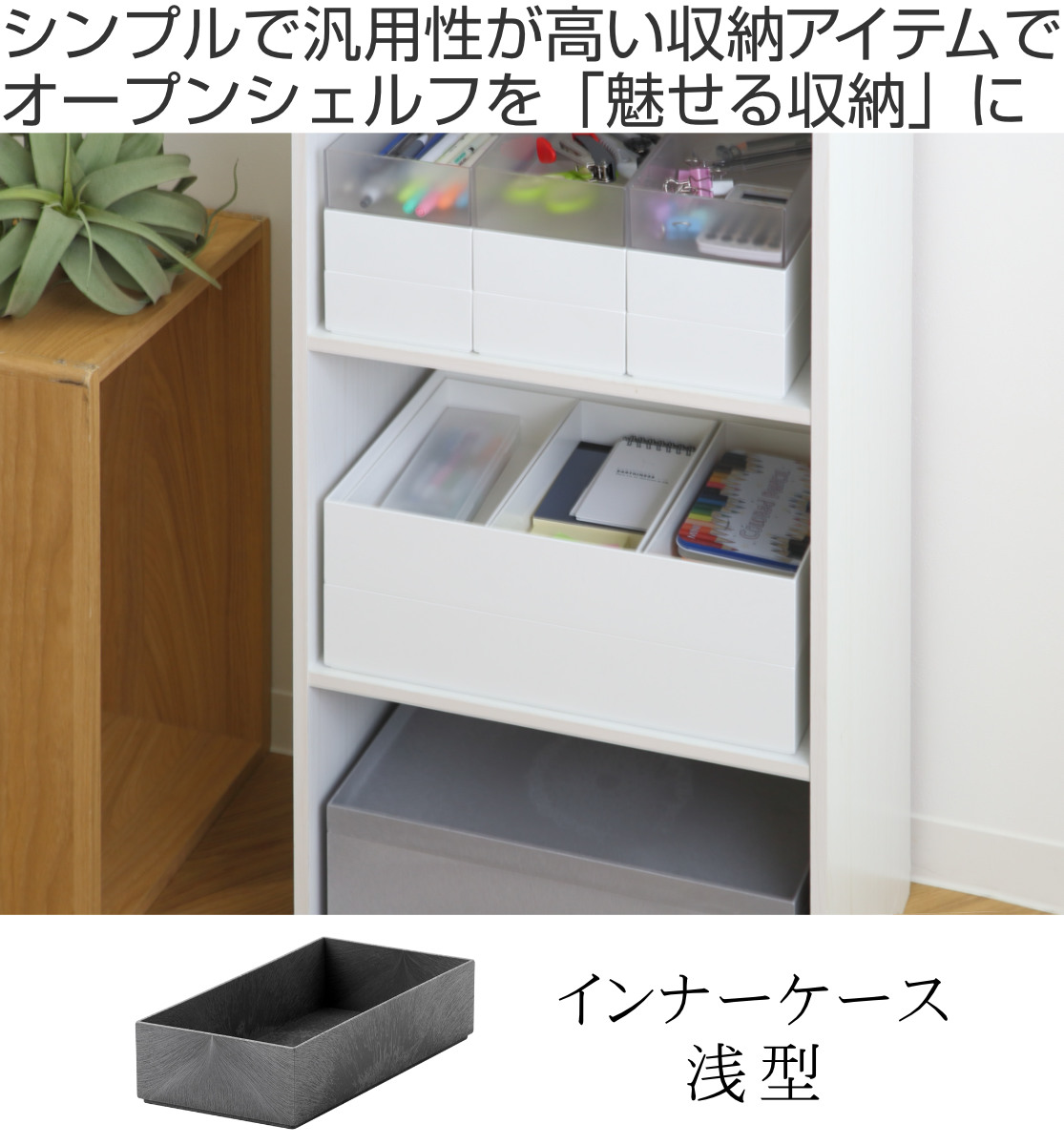 Like-it（ライクイット） 収納ボックス S2412 浅型 インナーケース