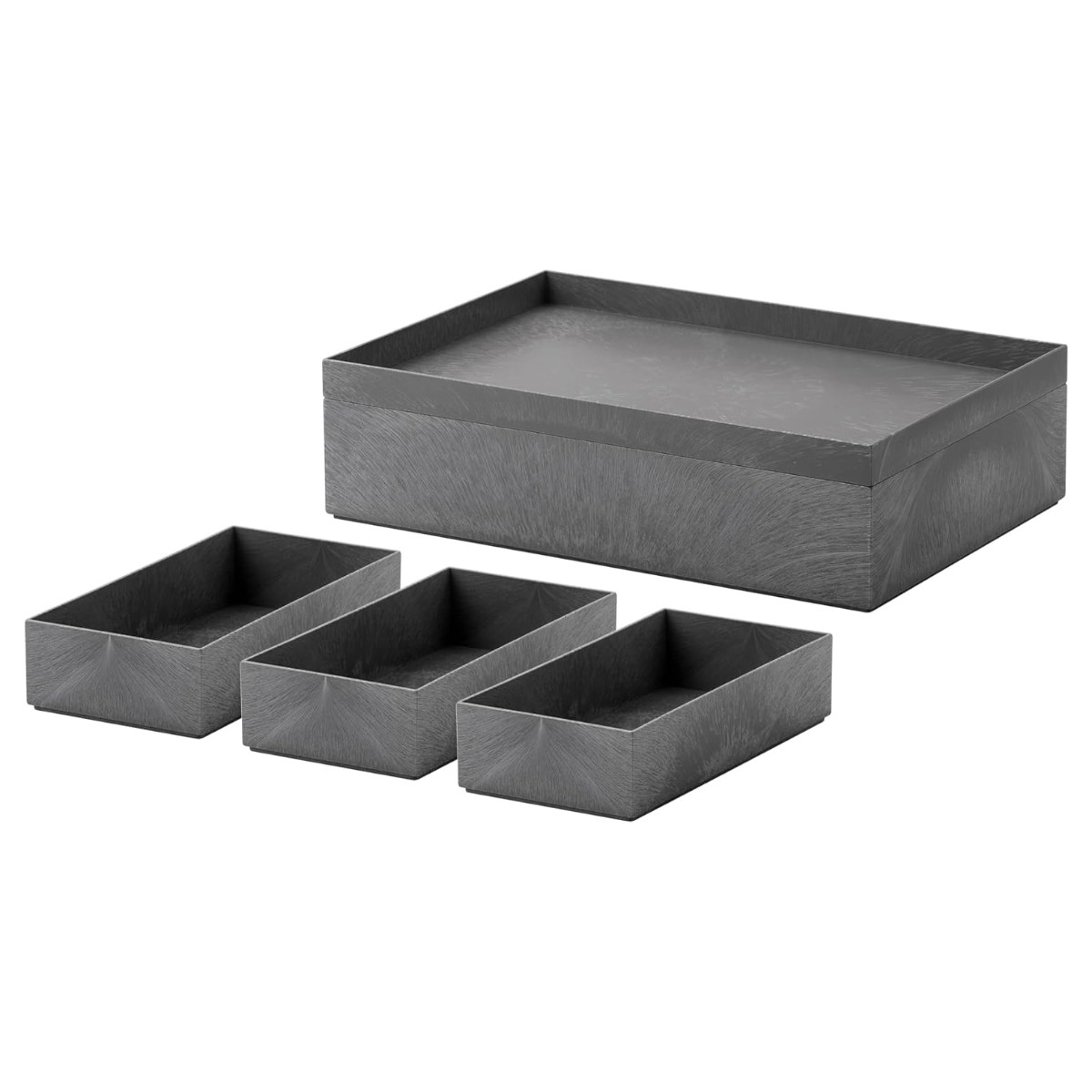 Like-it（ライクイット） 収納ケース タイディアップボックス 浅型 5点