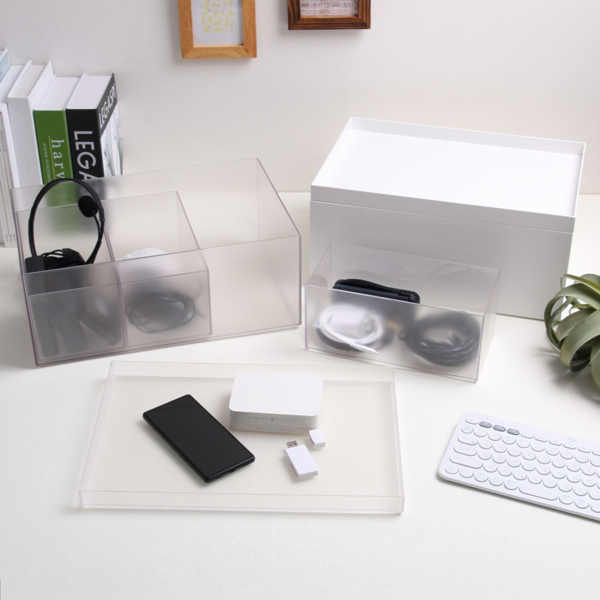 Like-it（ライクイット） 収納ケース タイディアップボックス 深型 5点