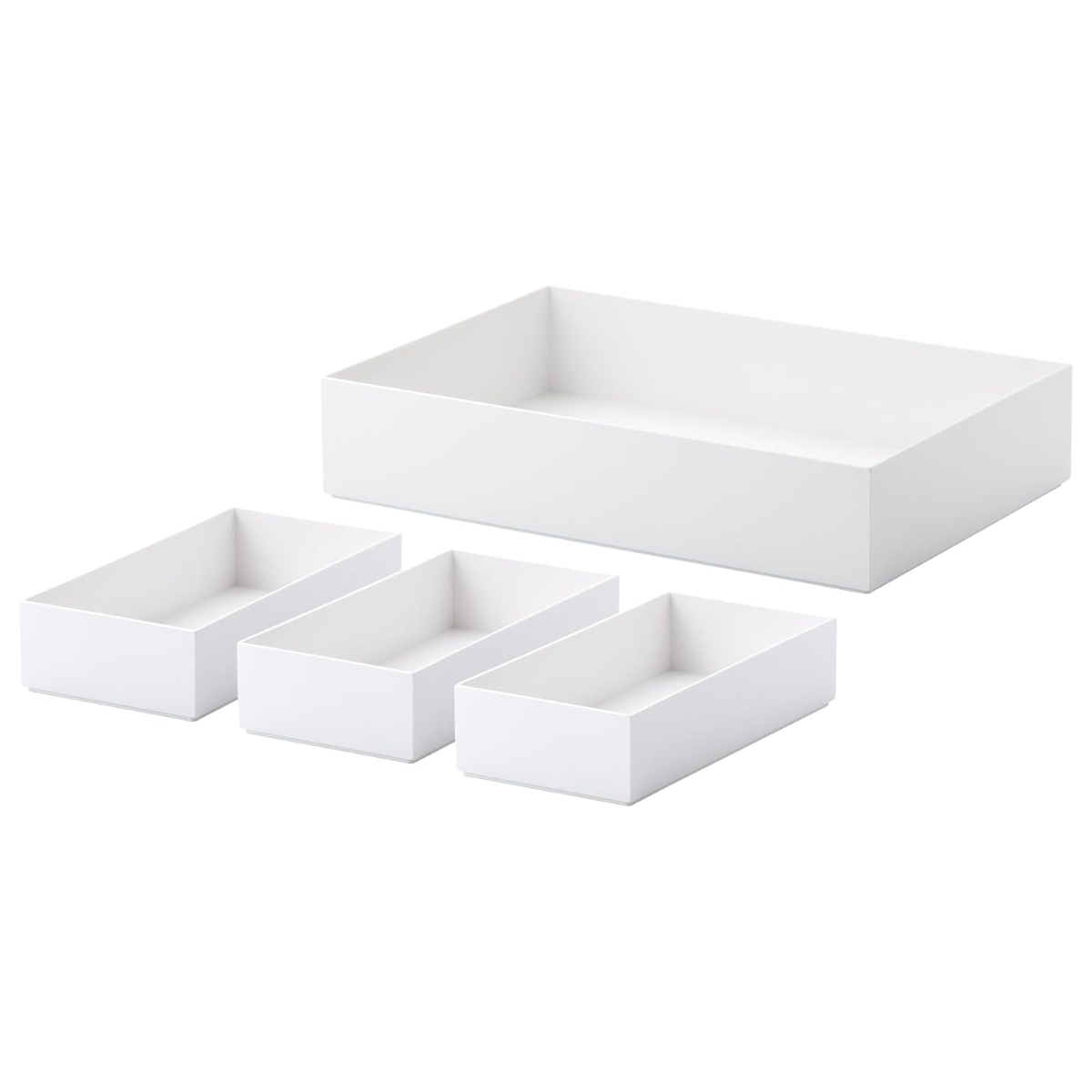 Like-it（ライクイット） 収納ケース タイディアップボックス 浅型 4点