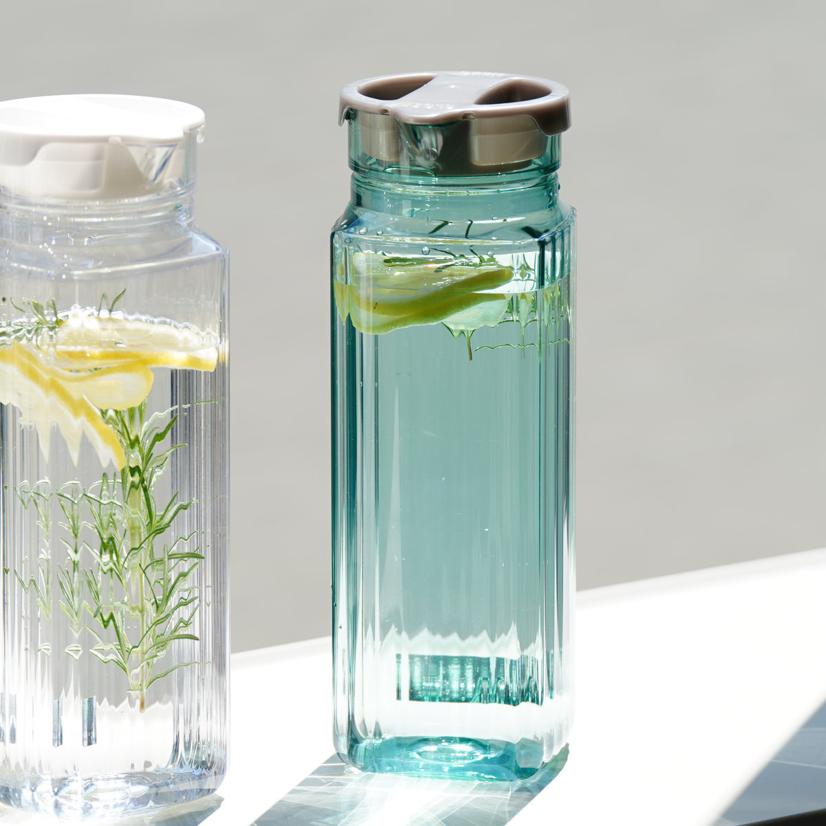 パール金属 冷水筒 ピッチャー 1.2L ガラス調 プラスチック （ 麦茶