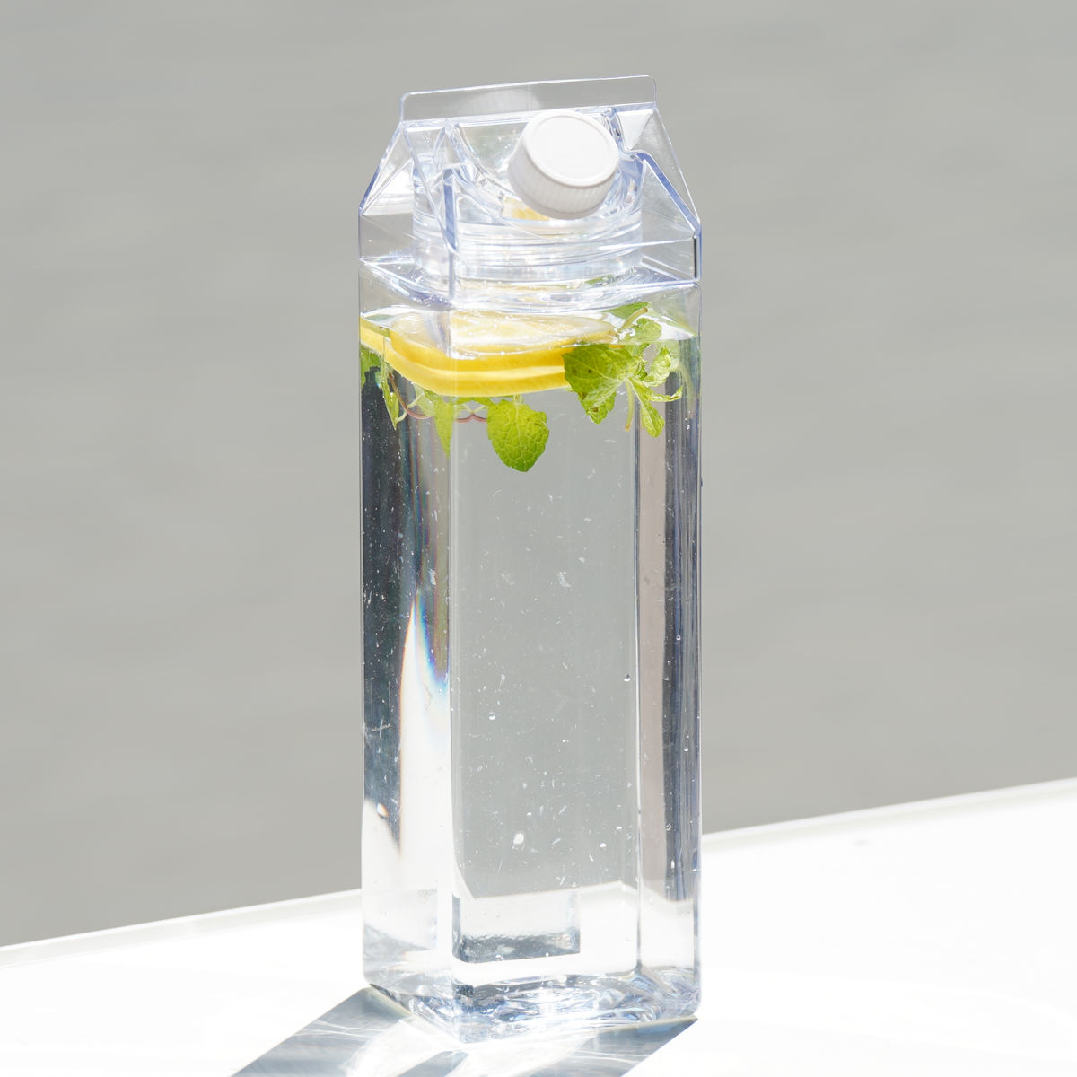 冷水筒 ピッチャー 1L 横置き 縦置き プラ...の詳細画像1