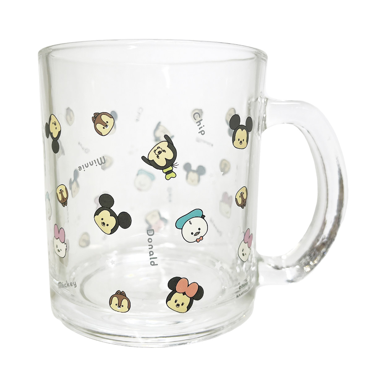 サンアート マグカップ 350ml ゆるるん ディズニー ガラス （ マグ