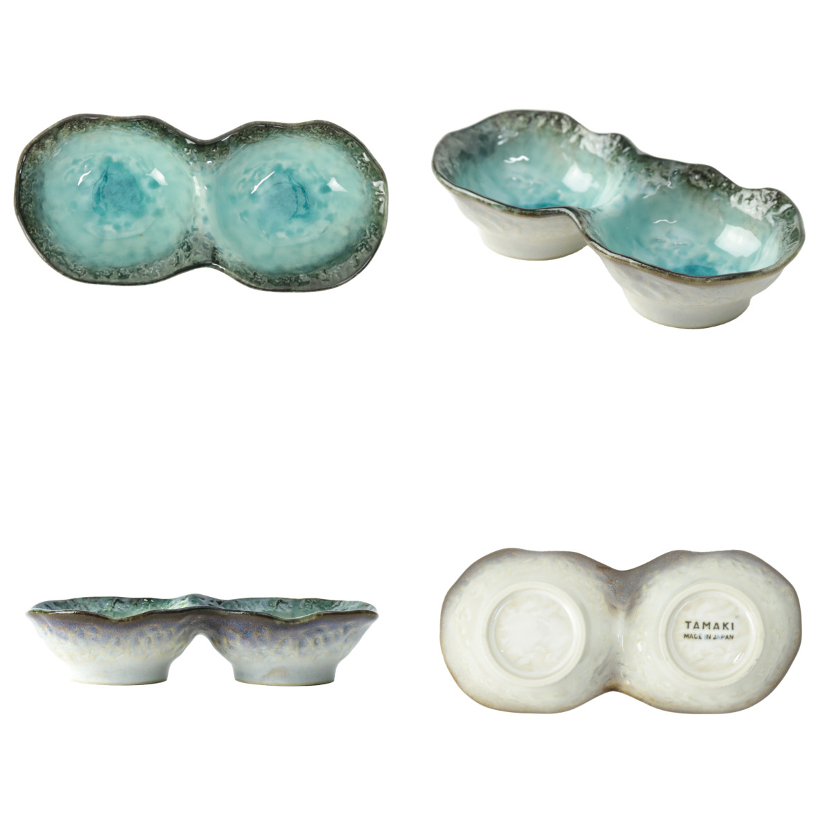 小鉢 2つ仕切り 19cm ボウル KANAD...の詳細画像3