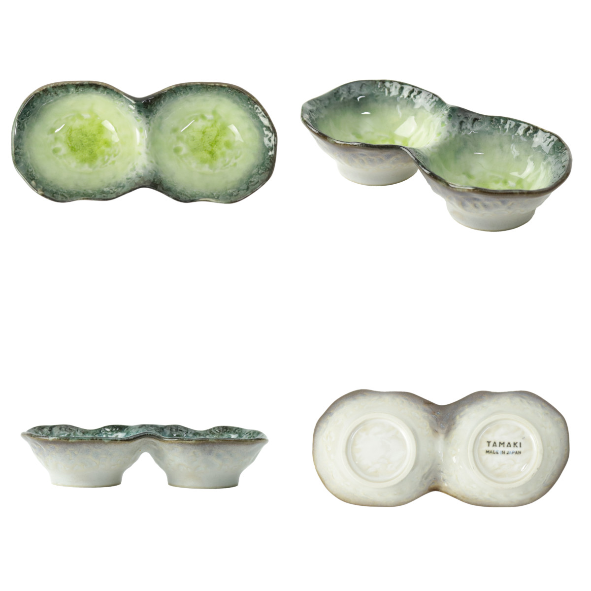 小鉢 2つ仕切り 19cm ボウル KANAD...の詳細画像4