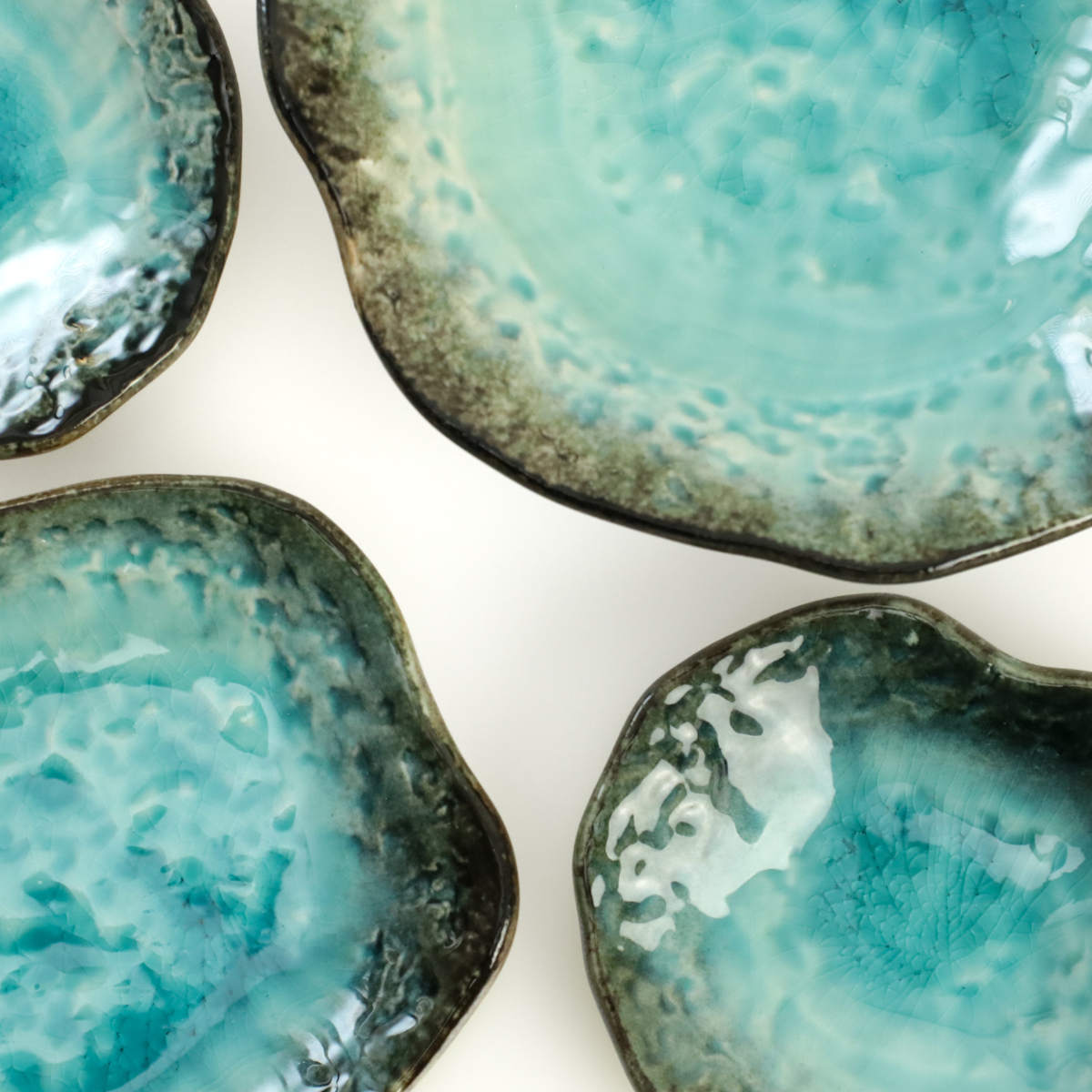 カナダ　ビンテージ　お皿　セット 長角皿 23.5cm 長角プレート KANADE 陶器 同色5枚セット （ 電子レンジ