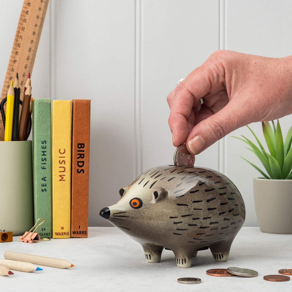 ハリネズミ 雑貨（貯金箱）｜コレクション、趣味 | 楽器、手芸
