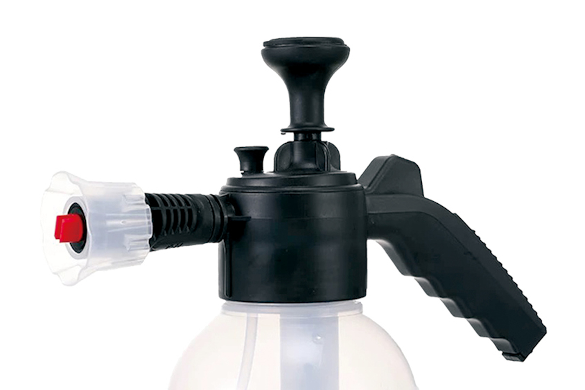 ウィキャン ポンプ 洗車 2way 加圧ポンプ 水用 洗剤用 ノズル （ 洗車