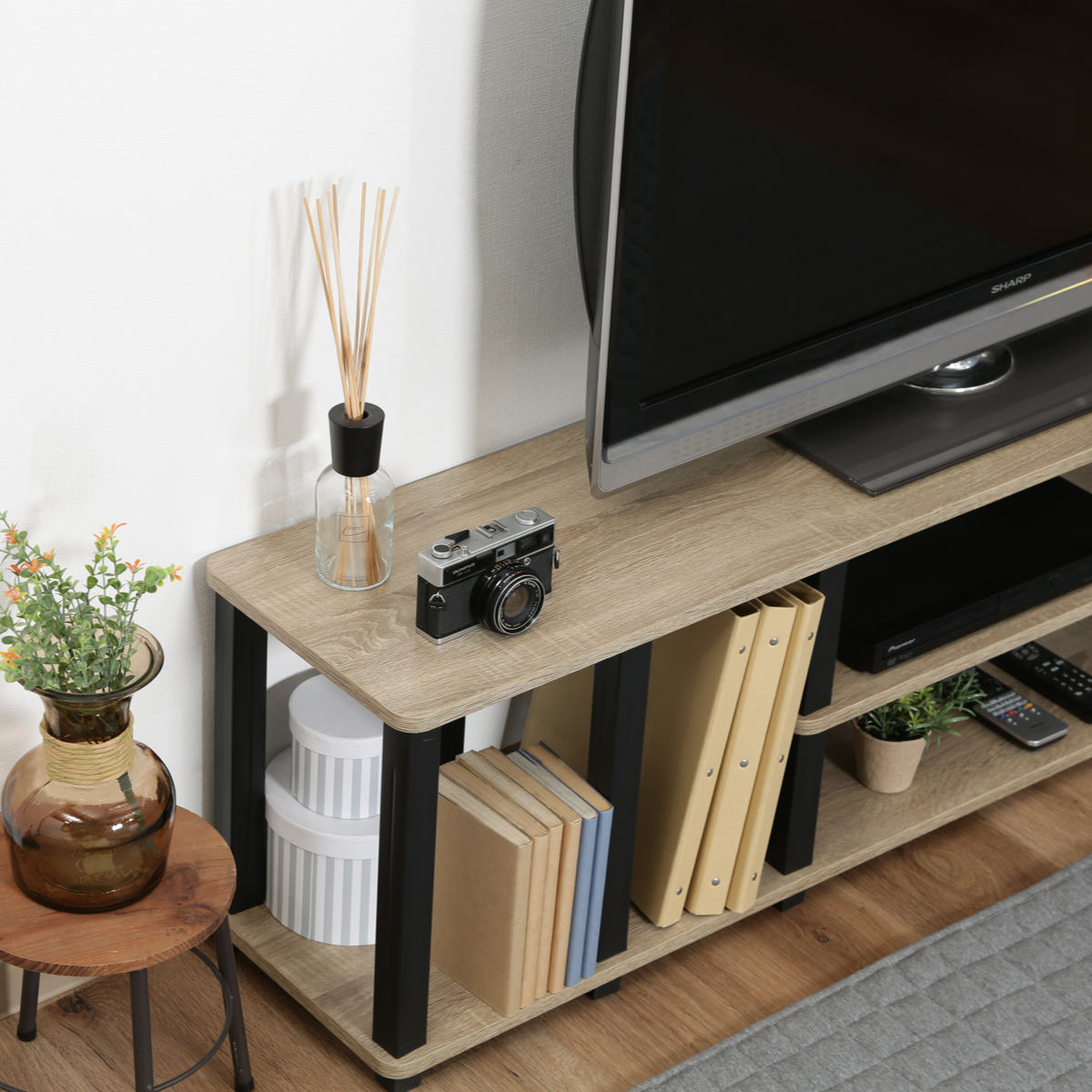 不二貿易（Fuji Boeki） テレビ台 幅150cm 簡単組立 工具不要 FIT