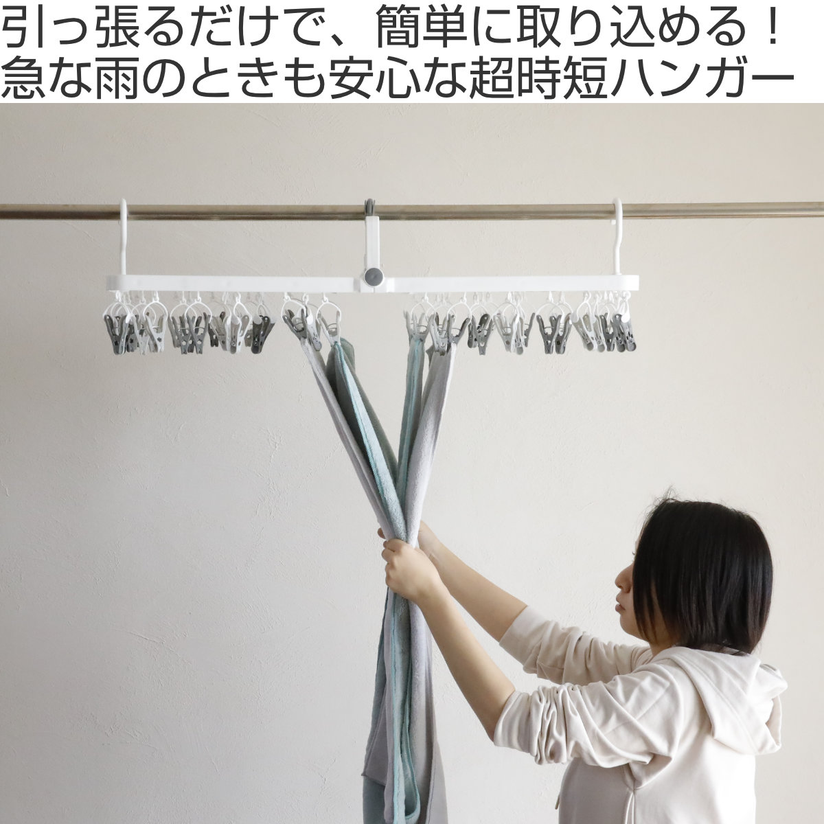 CB JAPAN（シービージャパン） 洗濯ハンガー The hangers 52ピンチ