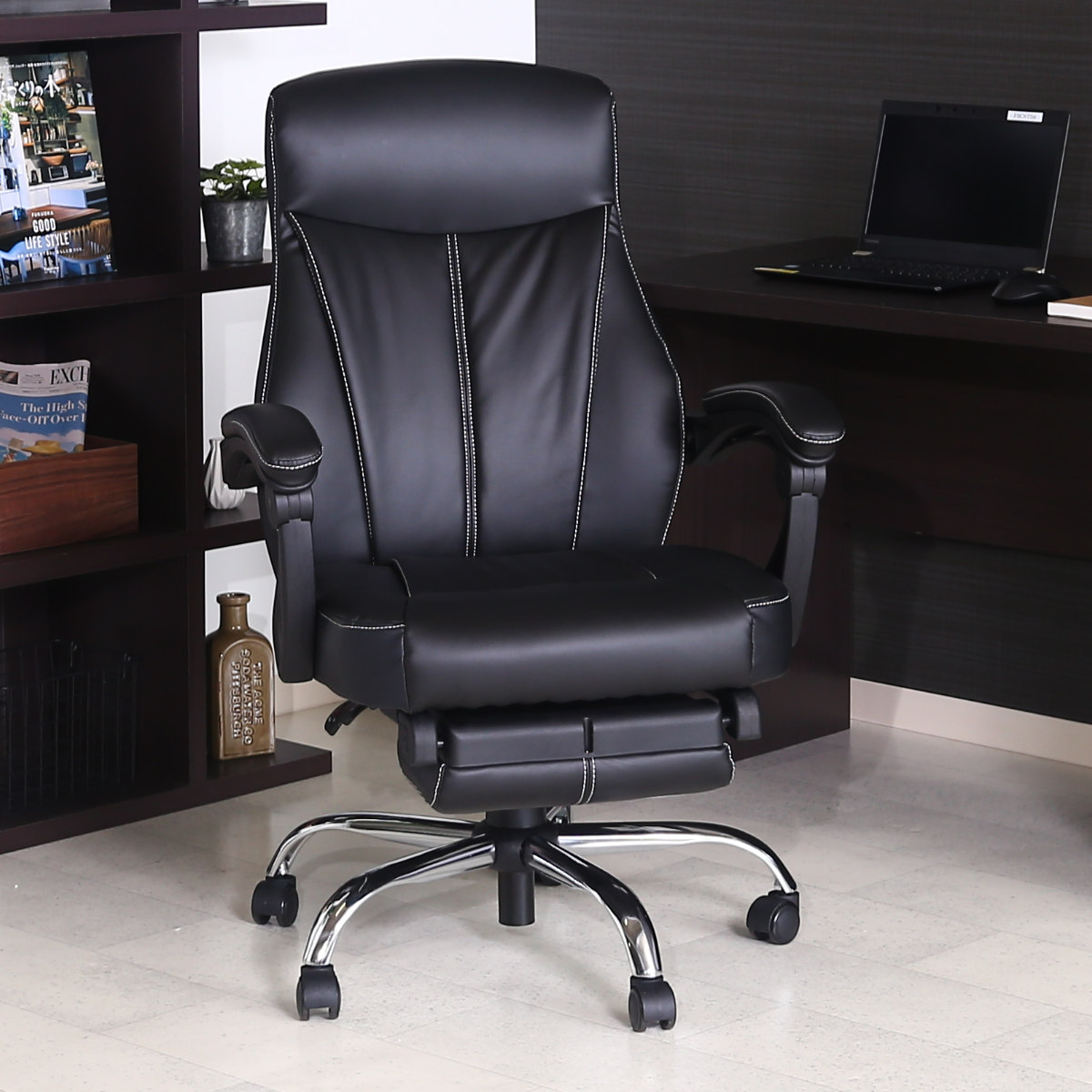 不二貿易（Fuji Boeki） リクライニングチェア 座面高42〜50cm ゼクス