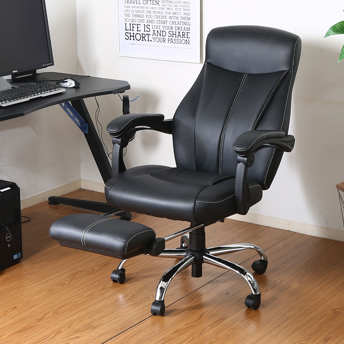 不二貿易（Fuji Boeki） リクライニングチェア 座面高42〜50cm ゼクス