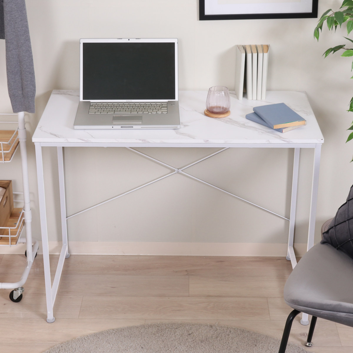 不二貿易（Fuji Boeki） ワークデスク 幅95cm ルカ （ シンプルデスク