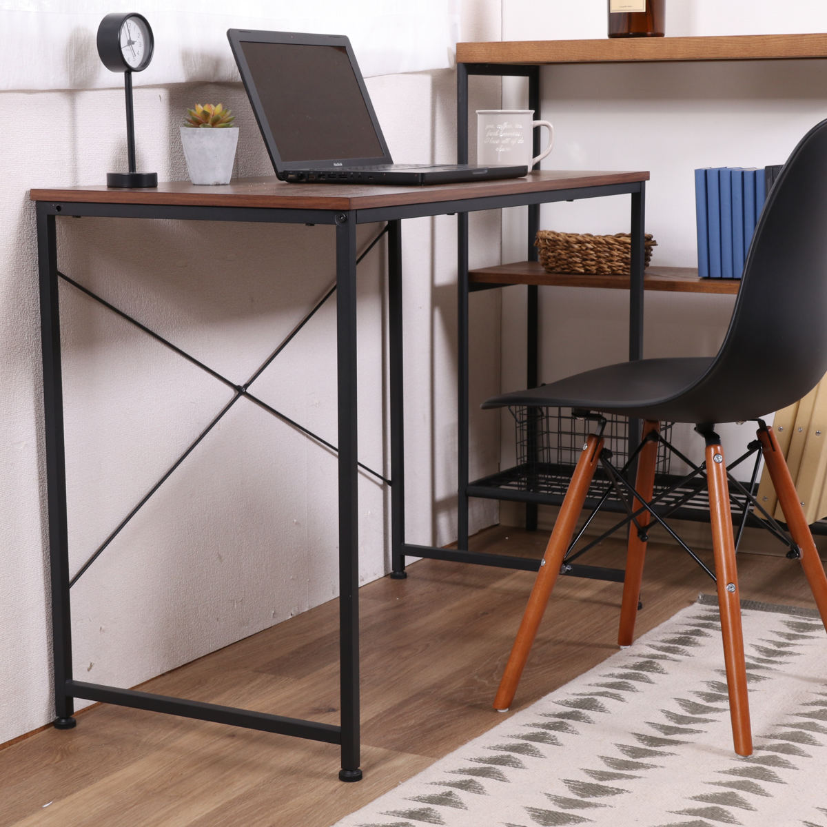 不二貿易（Fuji Boeki） ワークデスク 幅95cm ルカ （ シンプルデスク