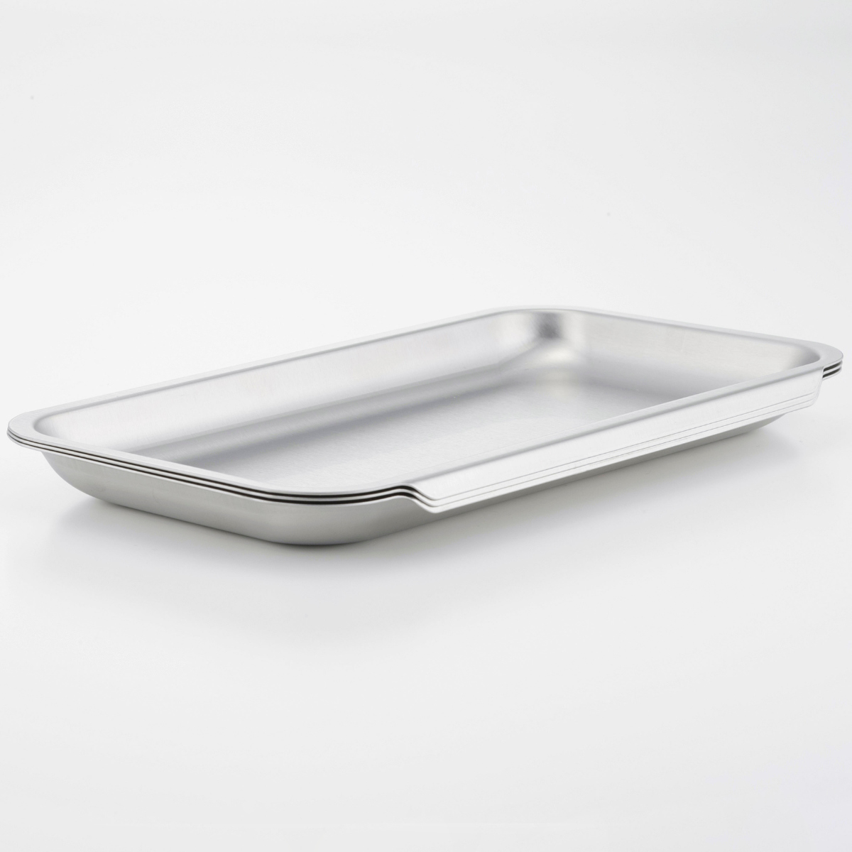 下村企販 バット 3枚組 ステンレス製 重ねて収納バット （ 調理用