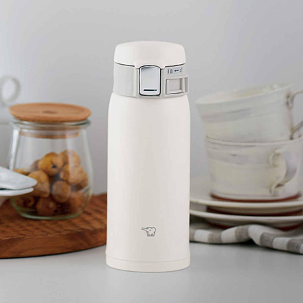 象印（ZOJIRUSHI） 水筒 360ml ステンレスマグ ワンタッチオープン