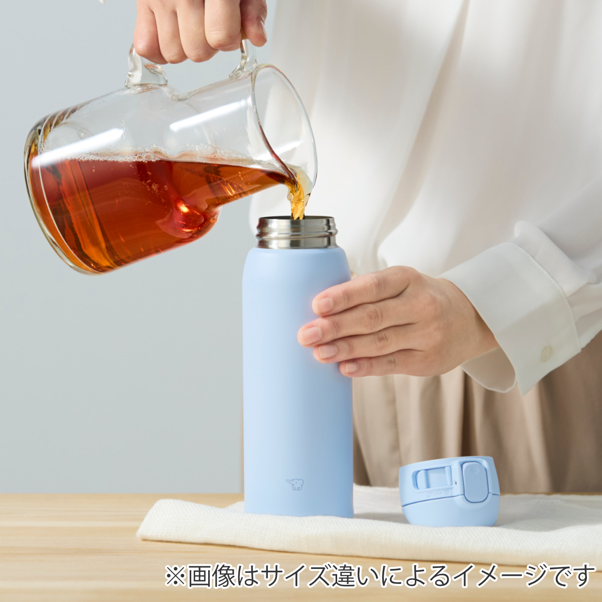 象印（ZOJIRUSHI） 水筒 360ml ステンレスマグ TUFF シームレスせん