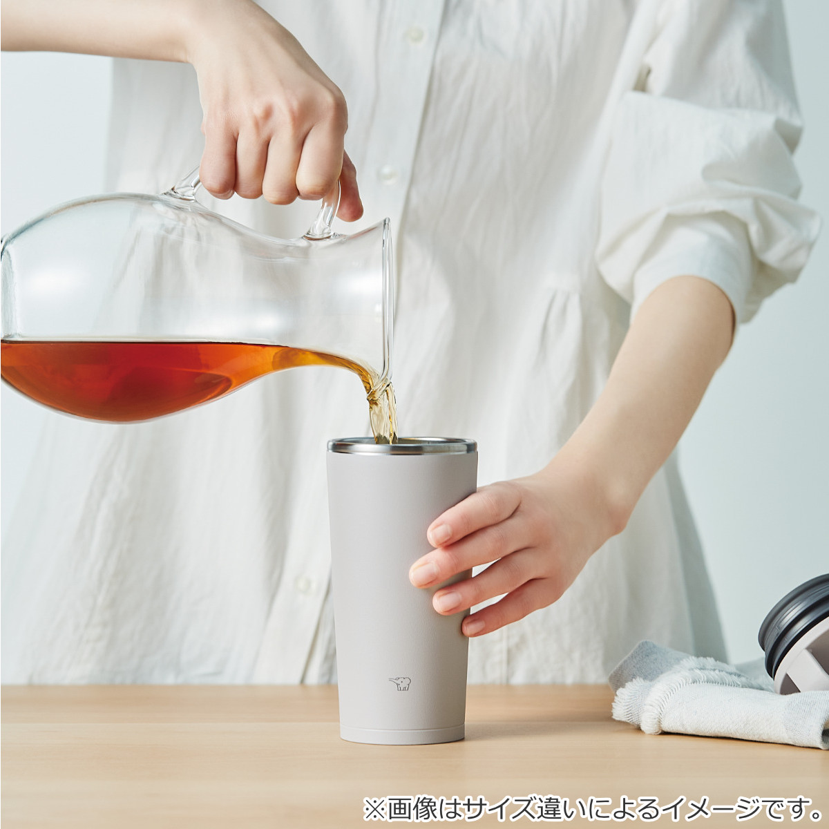 象印（ZOJIRUSHI） タンブラー 400ml ステンレスキャリータンブラー