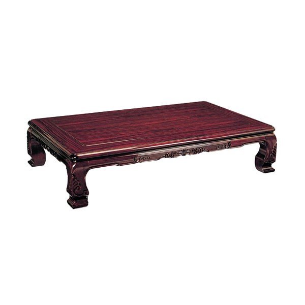 座卓 ローテーブル 木製 宝来 幅150cm （ 紫檀 化粧シート仕上げ 