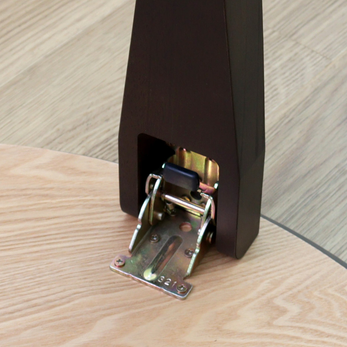 ローテーブル 折りたたみ 円型 直径105cm アース （ ナラ 象嵌入り